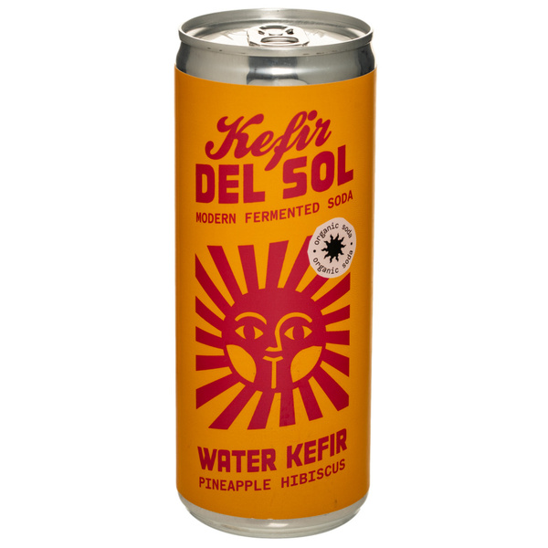 Kefir Del Sol Ananas Hibiscus Waterkefir voorkant