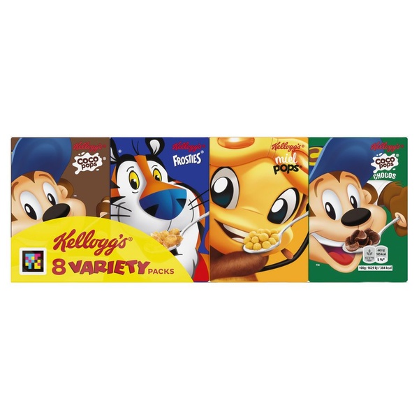 Kellogg's Ontbijtgranen Mini assortiment achterkant