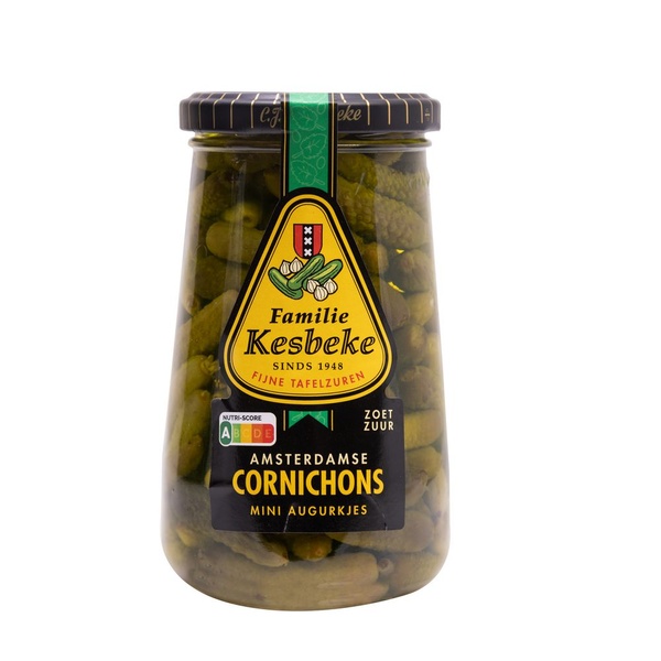 Kesbeke cornichons voorkant