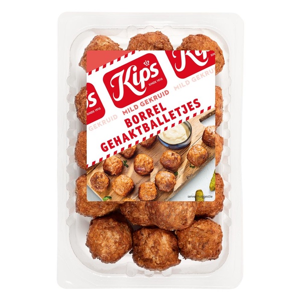 Kips gehaktballetjes voorkant