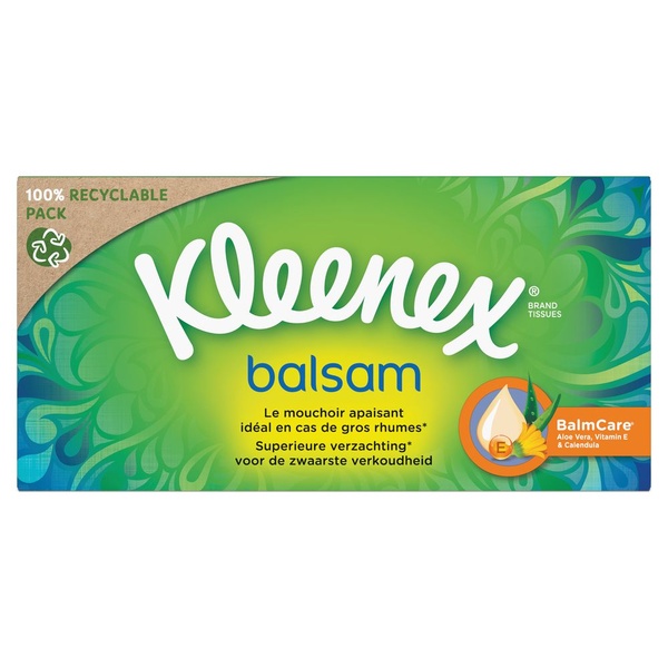 Kleenex tissues balsam box voorkant