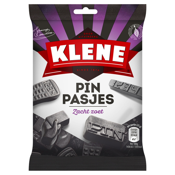 Klene Drop Pinpasjes voorkant
