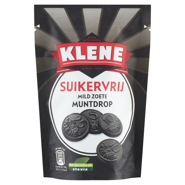 Klene muntdrop suikervrij voorkant