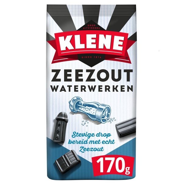 Klene zeezout waterwerken voorkant