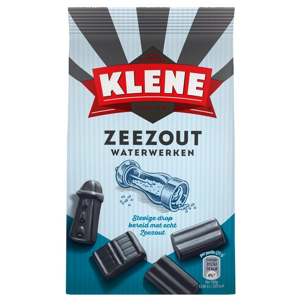 Klene zeezout waterwerken achterkant