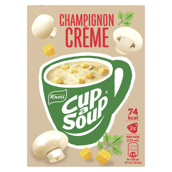 Knorr Cup a Soup Champignon creme voorkant