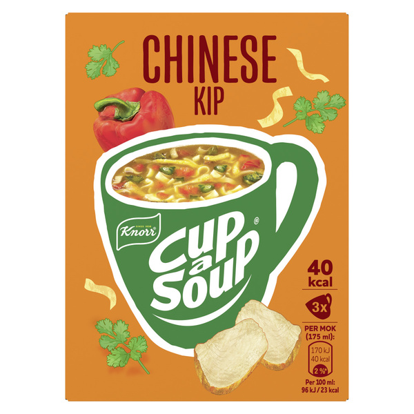 Knorr cup a soup chinese kip voorkant