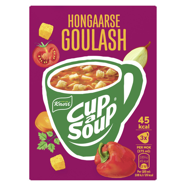 Knorr cup a soup goulash voorkant