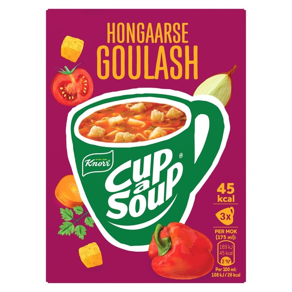 Knorr cup a soup goulash voorkant