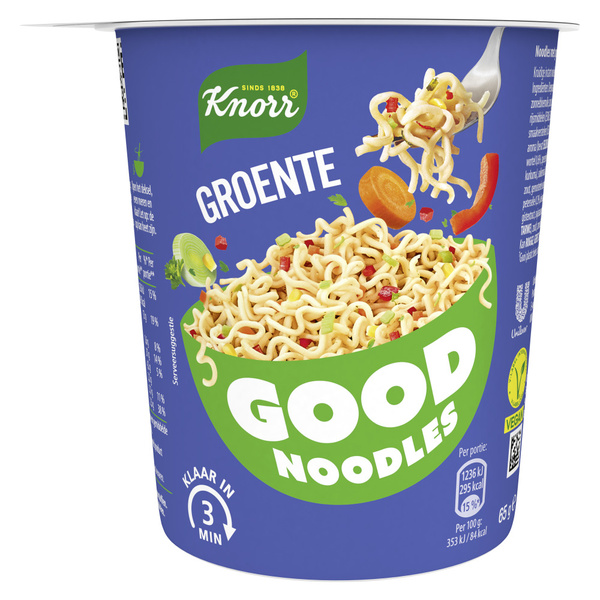 Knorr Knorr Good Noodles Cup Groenten 65G voorkant