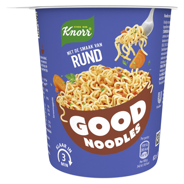 Knorr Knorr Good Noodles Cup Rund 63G voorkant