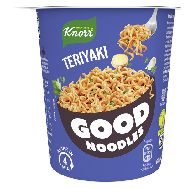 Knorr Knorr Good Noodles Cup Teriyaki 65g voorkant