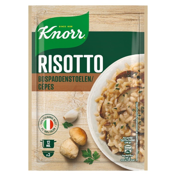 Knorr risotto eekhoorntjesbrood voorkant