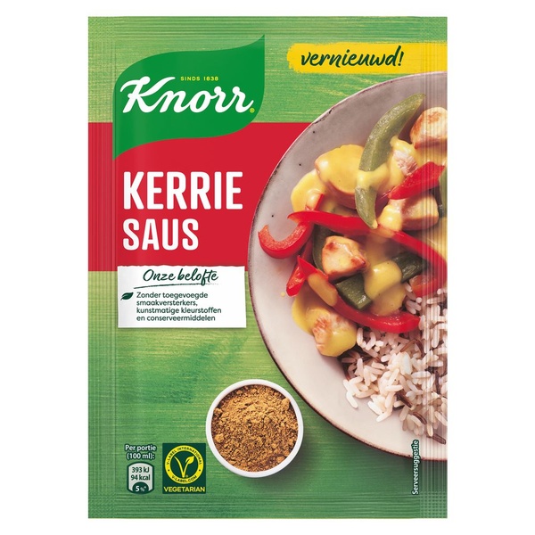 Knorr Sausmix Curry saus voorkant