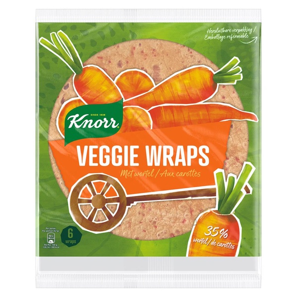 SPAR Knorr veggie wortel wraps je vindt het bij SPAR