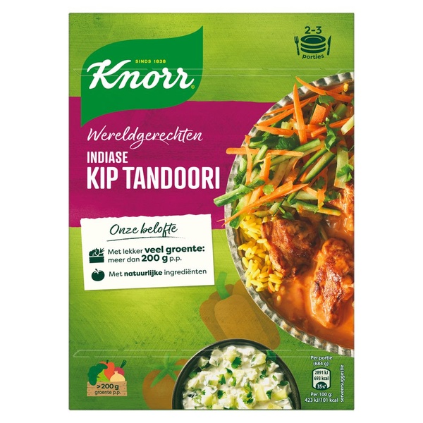 Knorr wereldgerechten Indiase kip tandoori voorkant