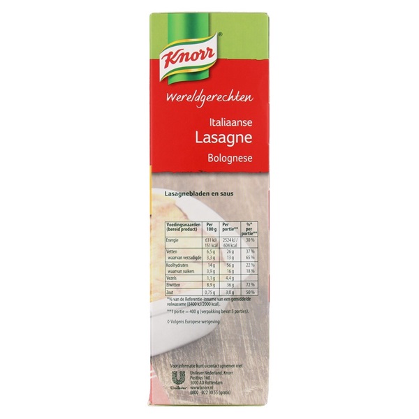 SPAR Knorr Wereldgerechten Lasagne Bolognese Xxl je vindt het bij SPAR