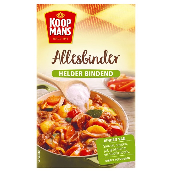 Koopmans allesbinder helder bindend voorkant