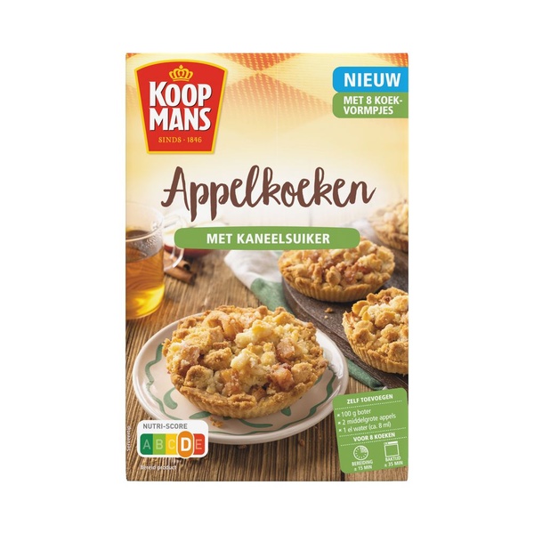 Koopmans bakmix appelkoeken voorkant