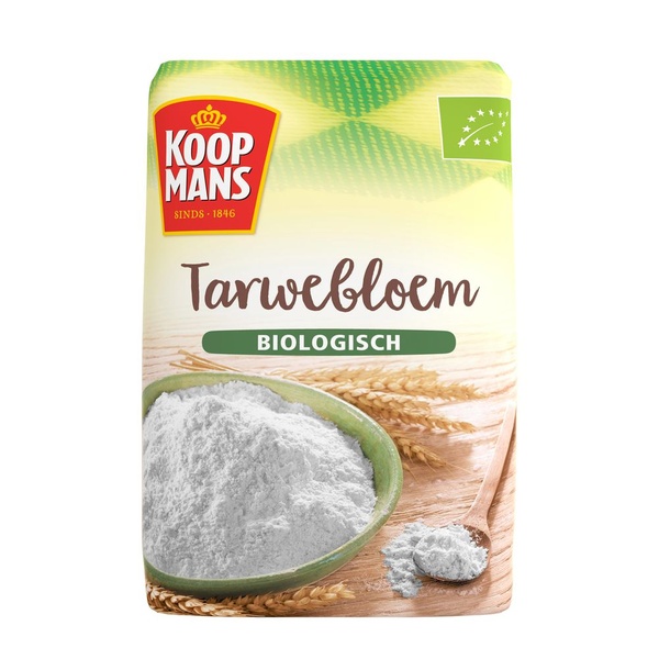 Koopmans biologische tarwebloem voorkant