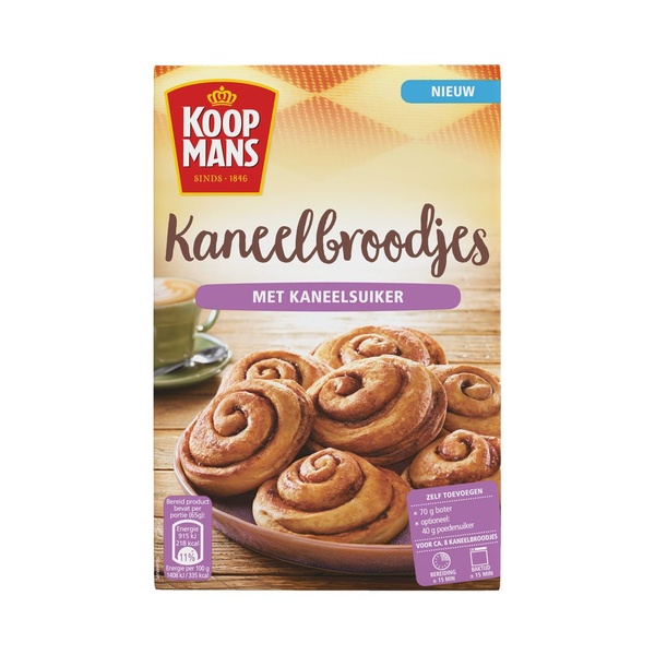 Koopmans kaneelbroodjes voorkant