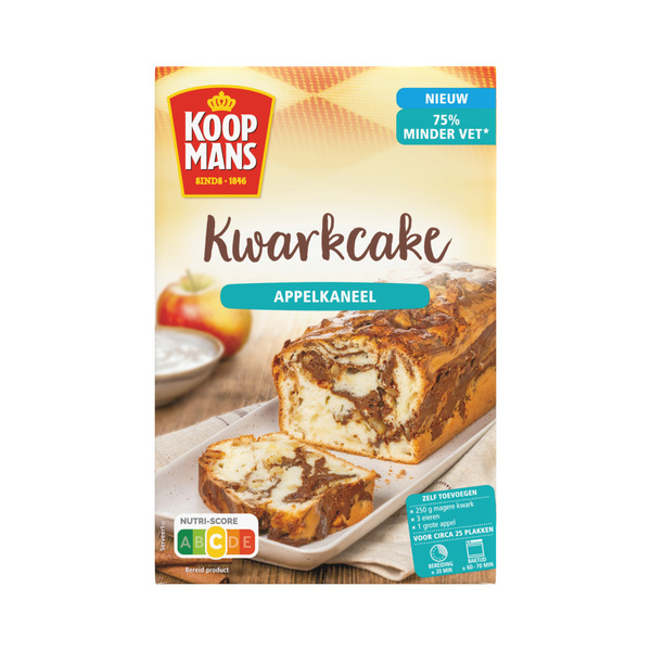 Koopmans Koopmans Kwarkcake Appelkaneel voorkant