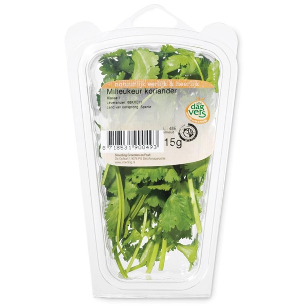 koriander voorkant