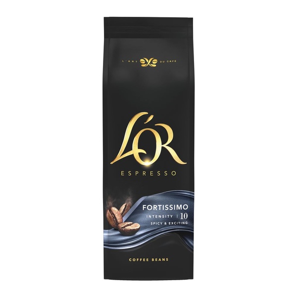 L'or koffiebonen fortissimo voorkant