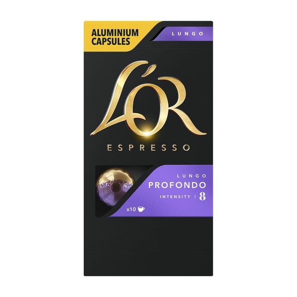 L'or koffiecapsules lungo profondo voorkant