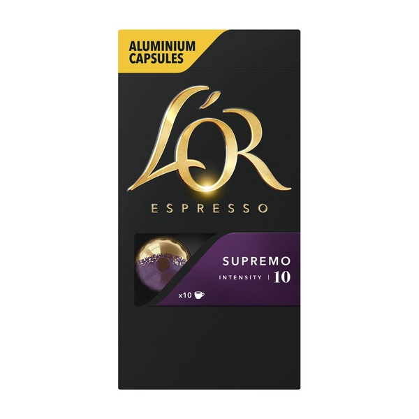 L'or koffiecapsules supremo achterkant