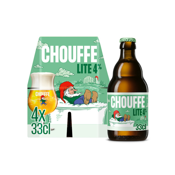 La Chouffe Bier Lite 4% voorkant