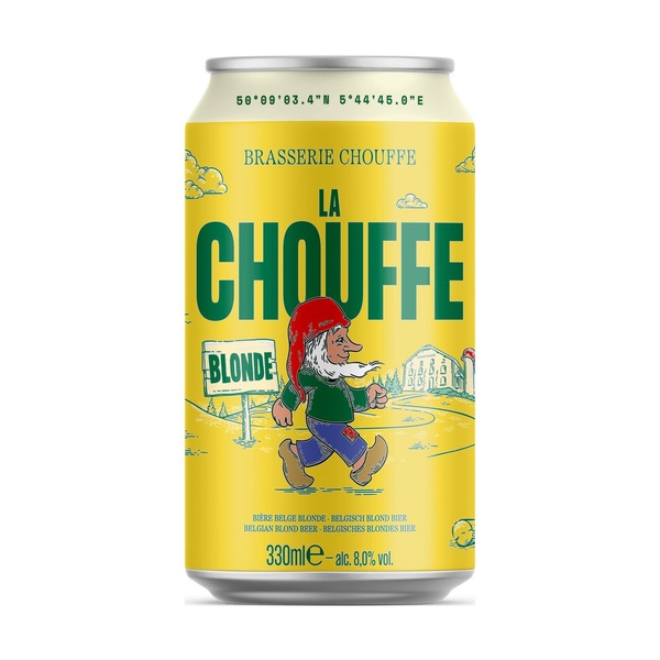 La Chouffe speciaalbier blond blik voorkant
