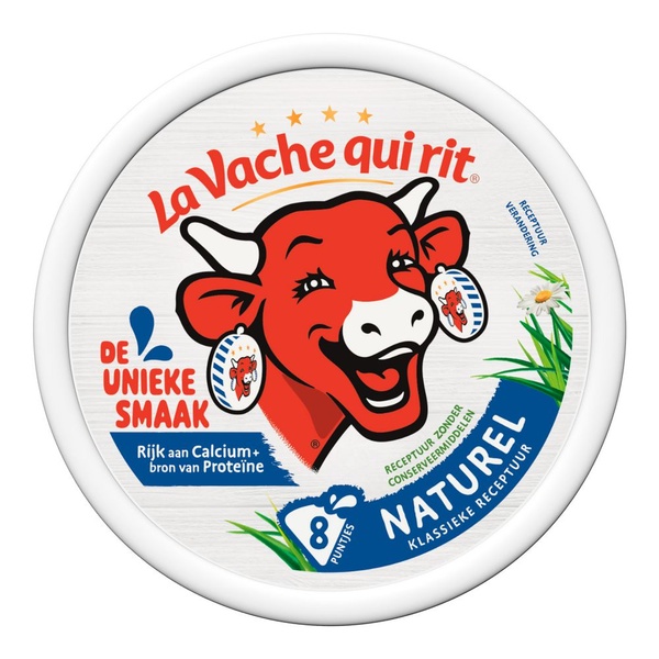 La Vache qui rit kaaspuntjes naturel voorkant