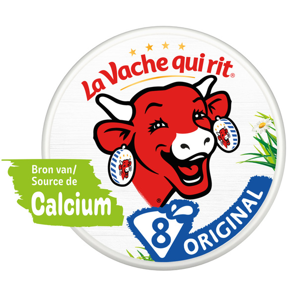 La Vache qui rit La Vache Qui Rit Smeerkaaspuntjes naturel 8 stuks voorkant