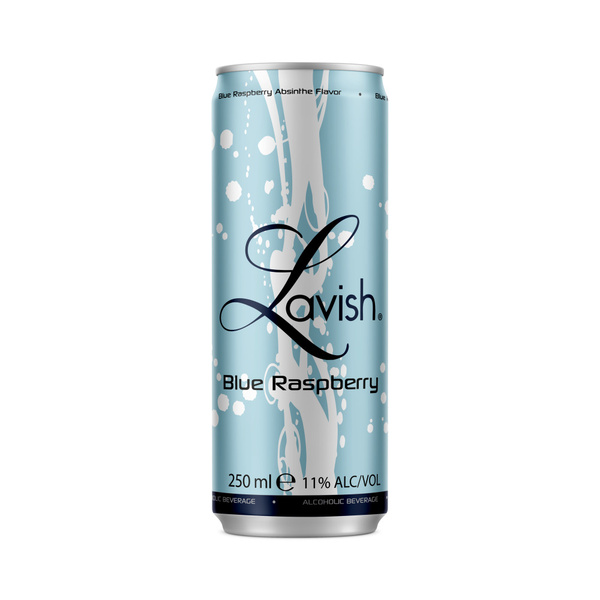 Lavish Blue Raspberry Absinthe 250 ml 11% alcohol voorkant