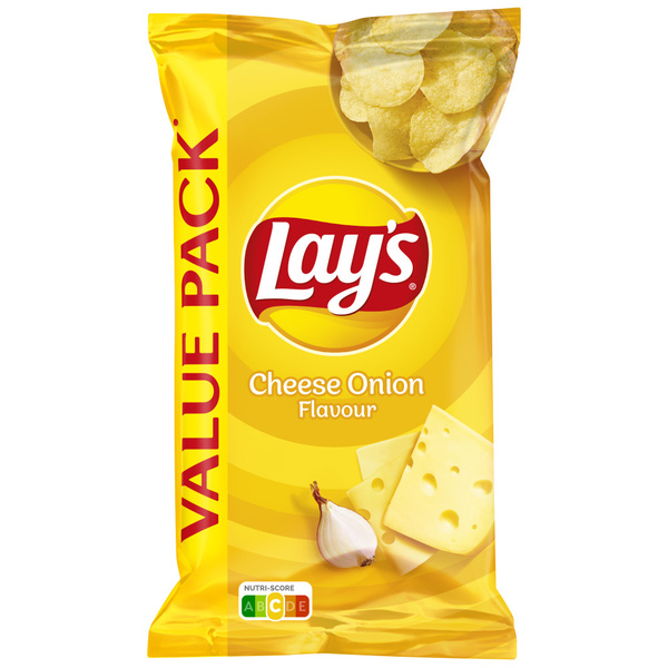 Lay's Cheese onion 300 gram voorkant