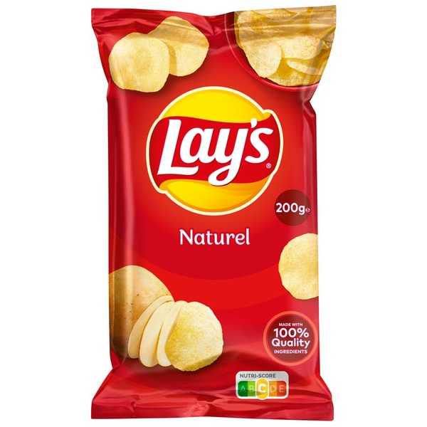 Lay's chips naturel voorkant