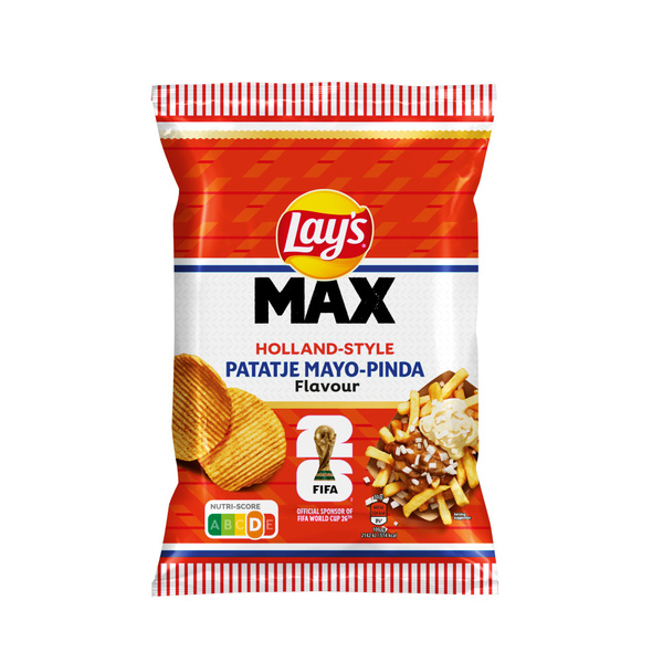 Lay's Max Ribbel Chips Fifa Holland Fries voorkant