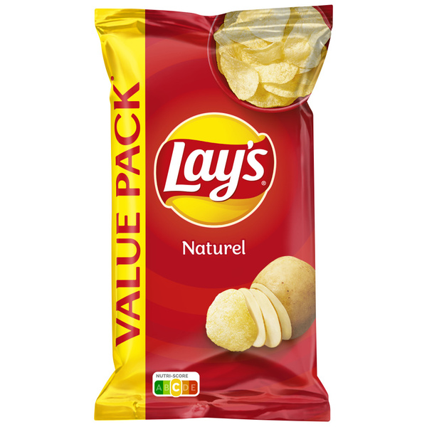 Lay's Naturel chips 300 gram voorkant