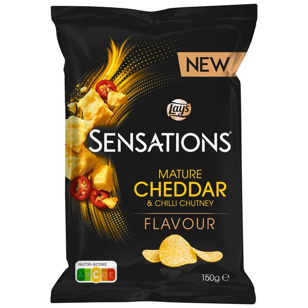 Lay's sensations cheddar voorkant