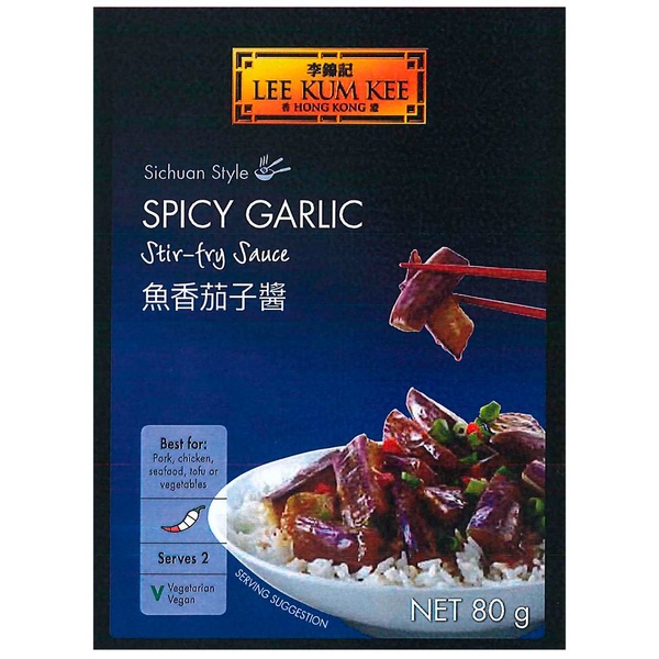 Lee Kum Kee garlic spicy voorkant