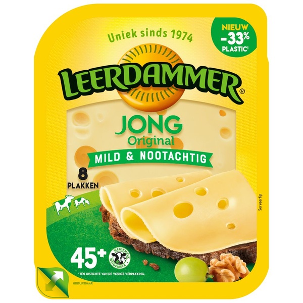 Leerdammer kaas jong 45+ voorkant