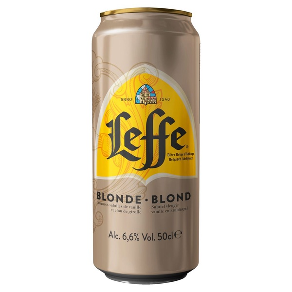 Leffe bier blond voorkant