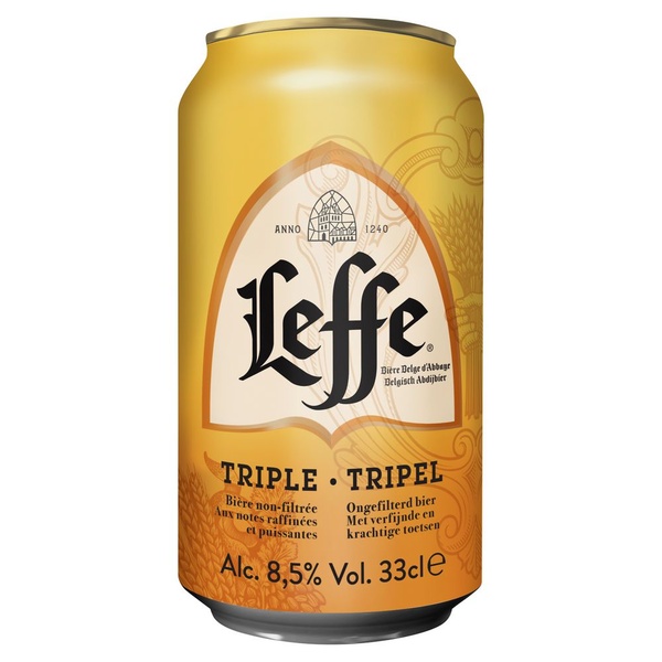 Leffe bier tripel voorkant