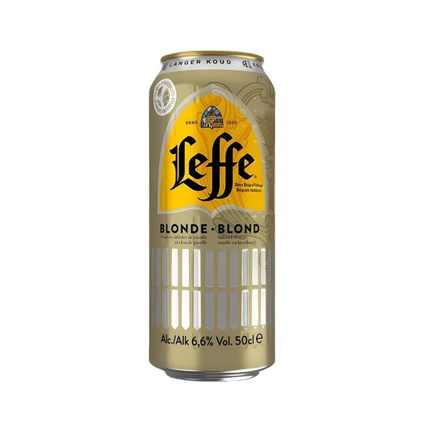 Leffe blond bier voorkant