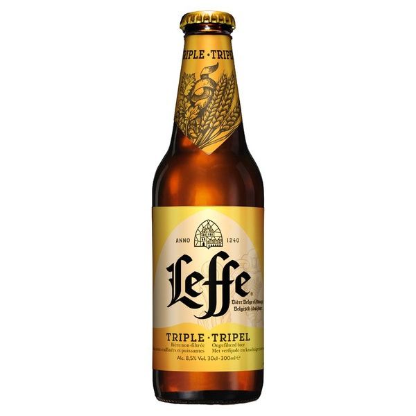 Leffe tripel achterkant