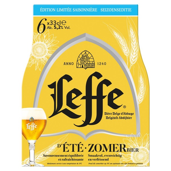 Leffe zomerbier voorkant