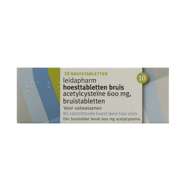 Leidapharm hoestabletten bruis voorkant