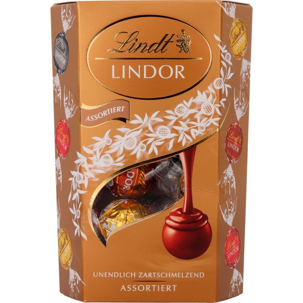 Lindt assortiment voorkant