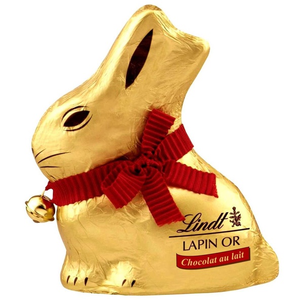 Lindt chocolade gold bunny voorkant